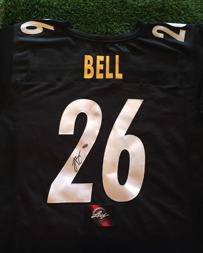LeVeon Bell #26 Jersey Pittsburgh Steelers Autograph Signed Leaf Authenticated
