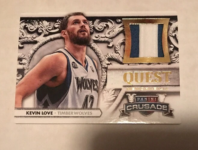 2013-14 PANINI CRUSADE #40 KEVIN LOVE JERSEY MINNESOTA TIMBERWOLVES PRIME 19/25
