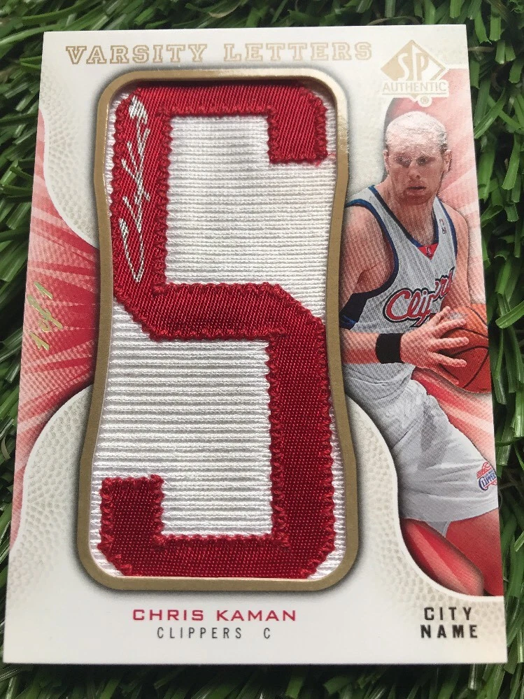2008-09 SP Authentic Chris Kaman Varsity Letter 