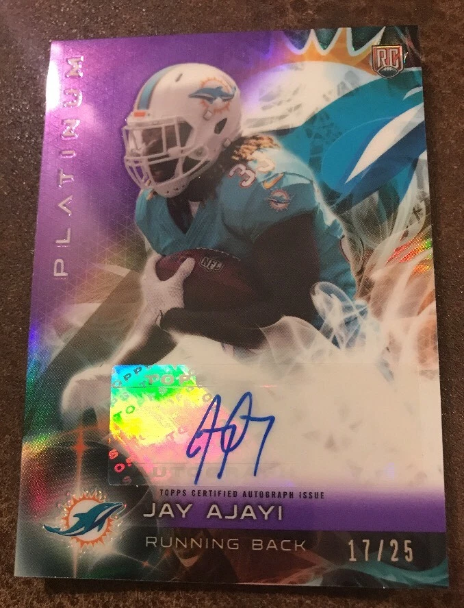 2015 topps platinum jay ajayi auto #17/25?
