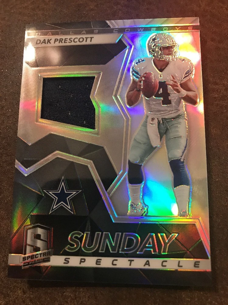 DAK PRESCOTT 2017 Panini Spectra Sunday Spectacle JERSEY #D /199 Cowboys
