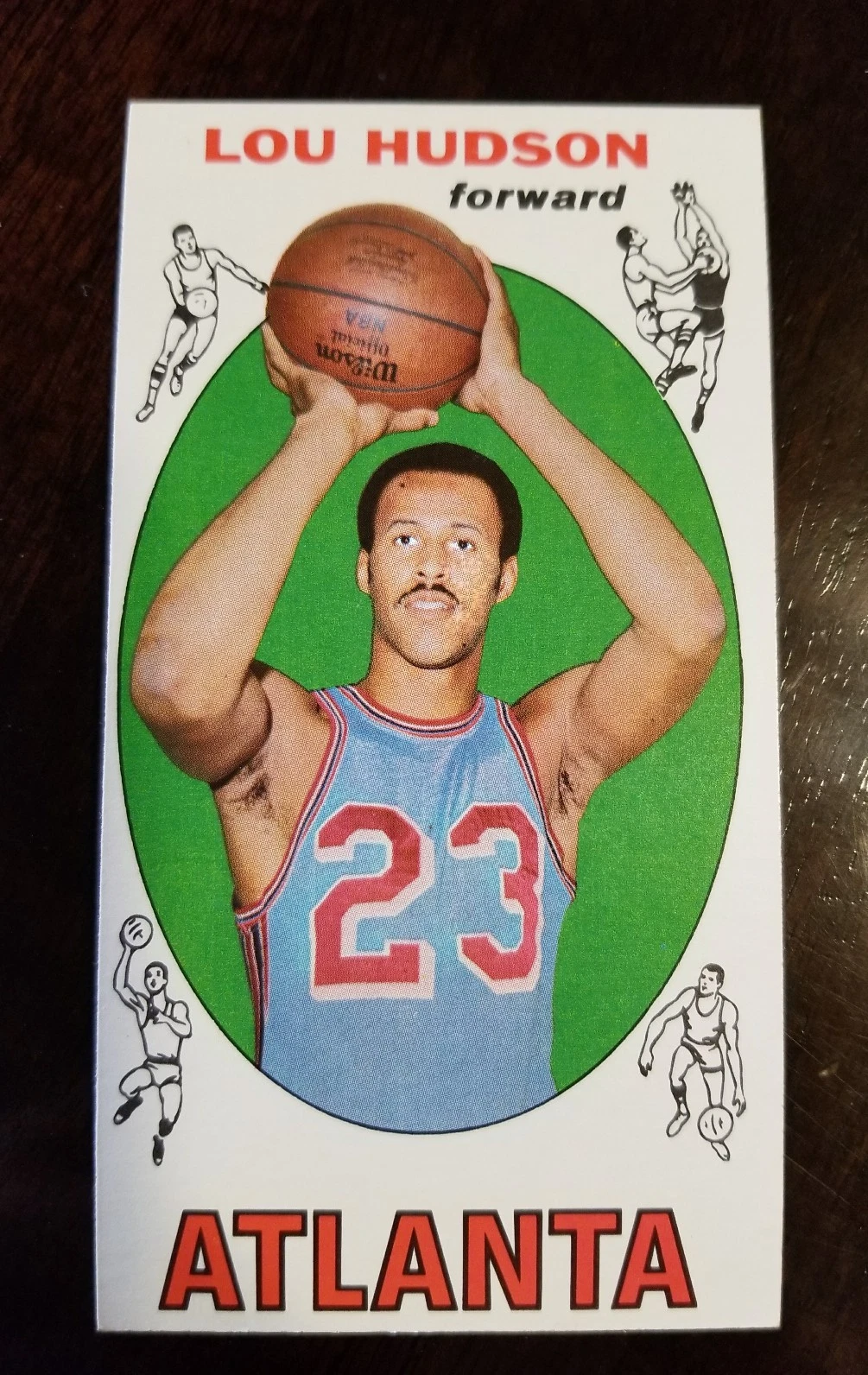 1969 TOPPS BASKETBALL TALL BOY #65 LOU HUDSON RC HAWKS NM SEE PIC COLLECTIBLE MEMORABILIA