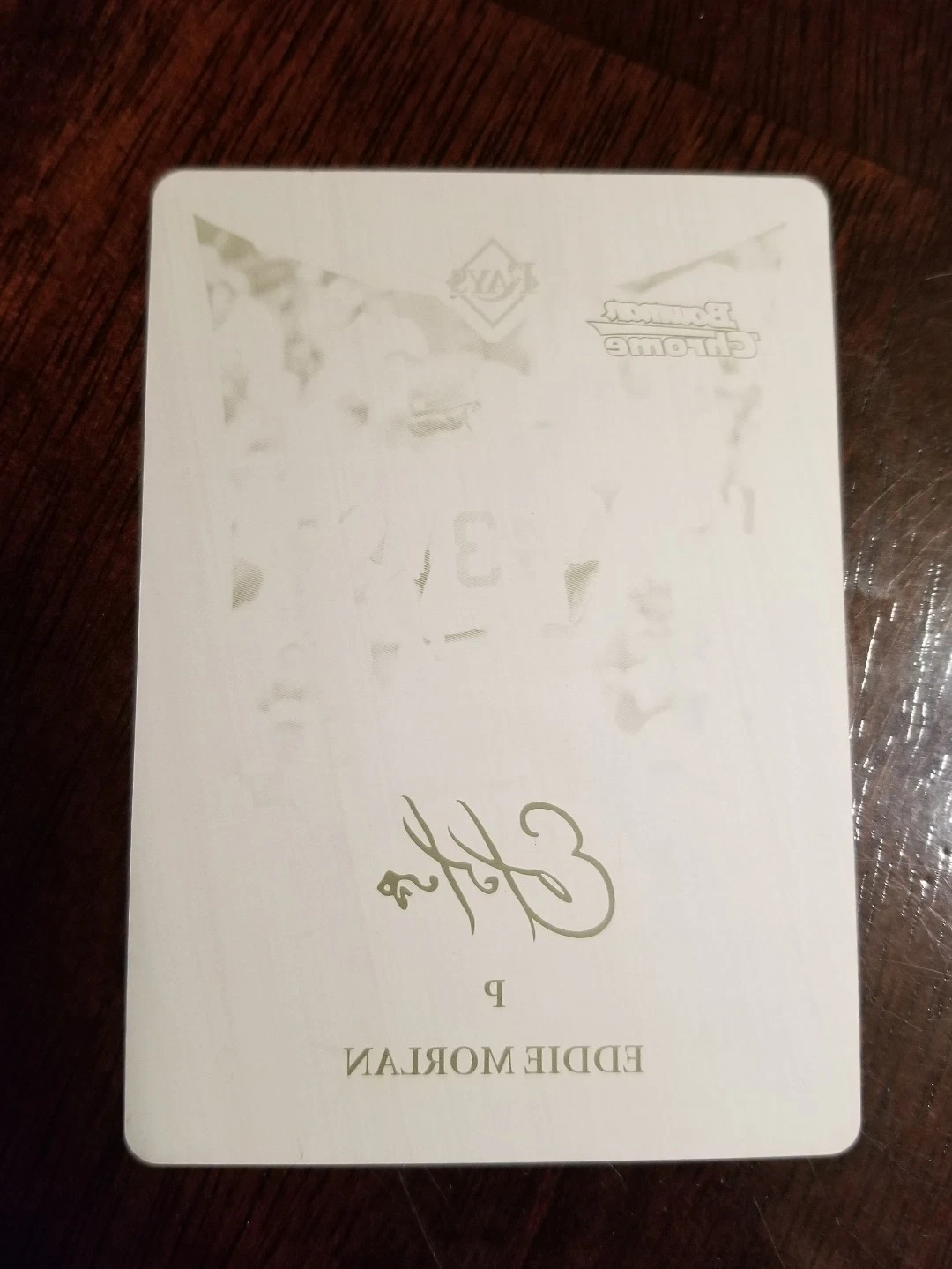 2008 Bowman Draft Picks & Prospects Chrome Gold Refractor #BDPP72 Eddie Morlan
