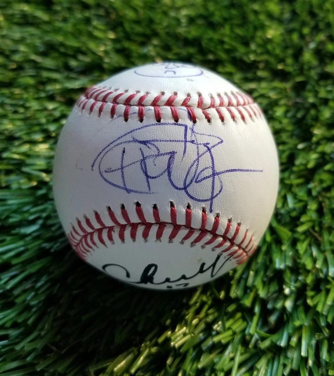 Cheech and Chong Cheech Signed OMLB Baseball W/ Drawing JSA/COA U23774 RARE
