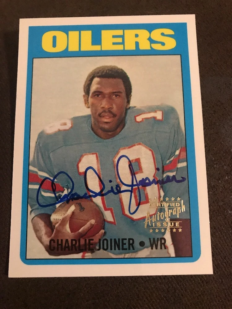 1998 Topps Stars Rookie Reprints Charlie Joiner autograph auto
