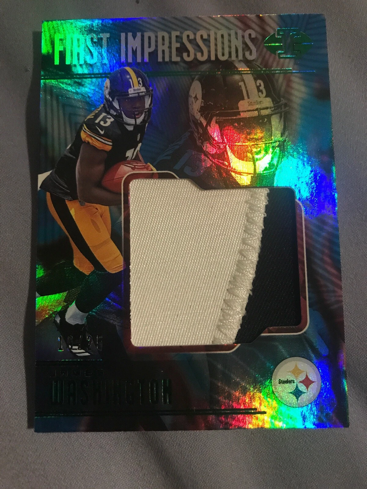 2018 Illusions First Impressions Memorabilia Green #FI-JW James Washington /25
