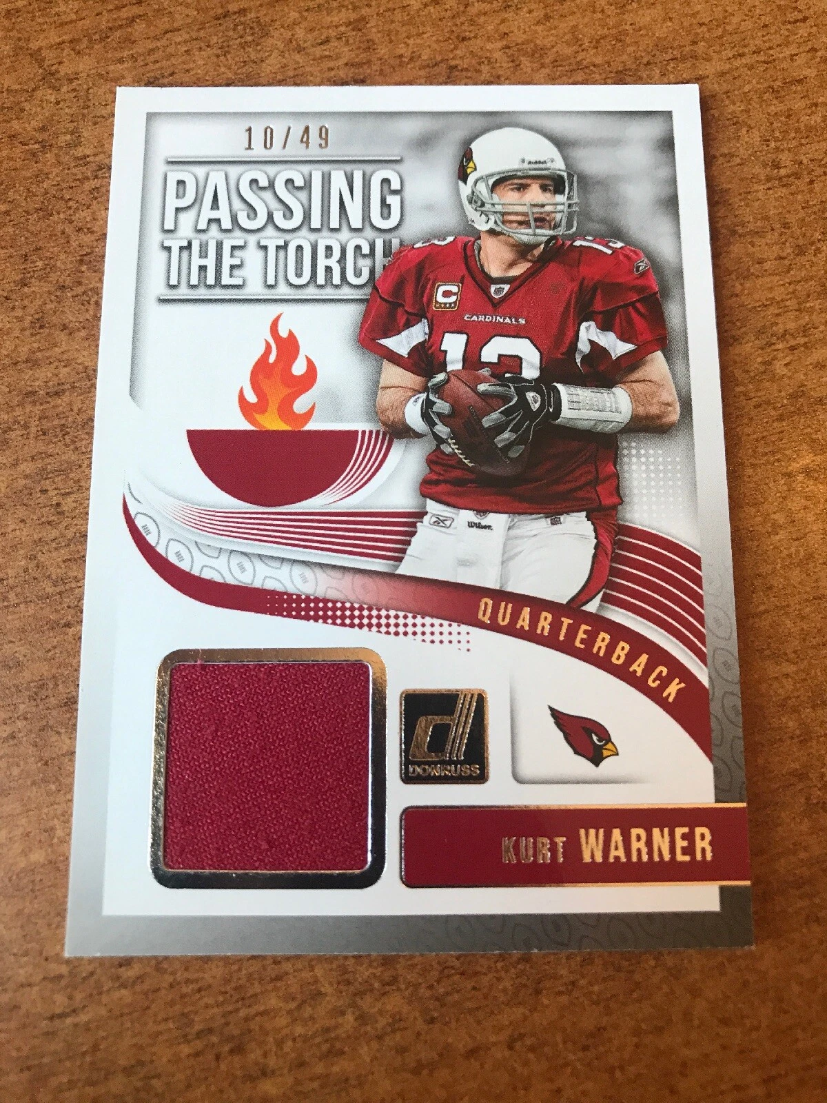 2018 Donruss Josh Rosen Passing The Torch Jersey /49!!! Cardinals!!!
