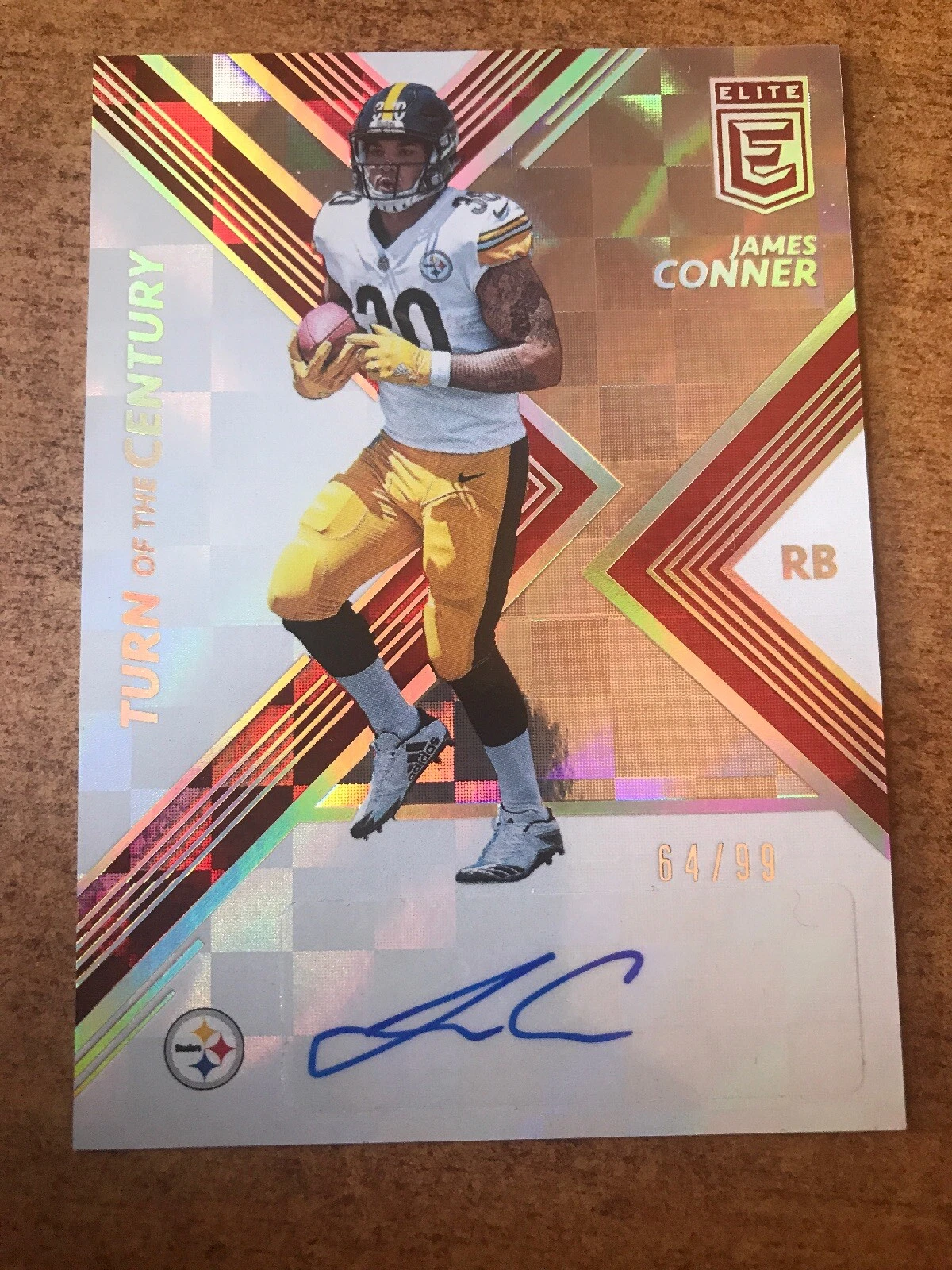 2017 ELITE TURN OF THE CENTURY ROOKIE RED /99 AUTOGRAPH JAMES CONNER RC AUTO SP
