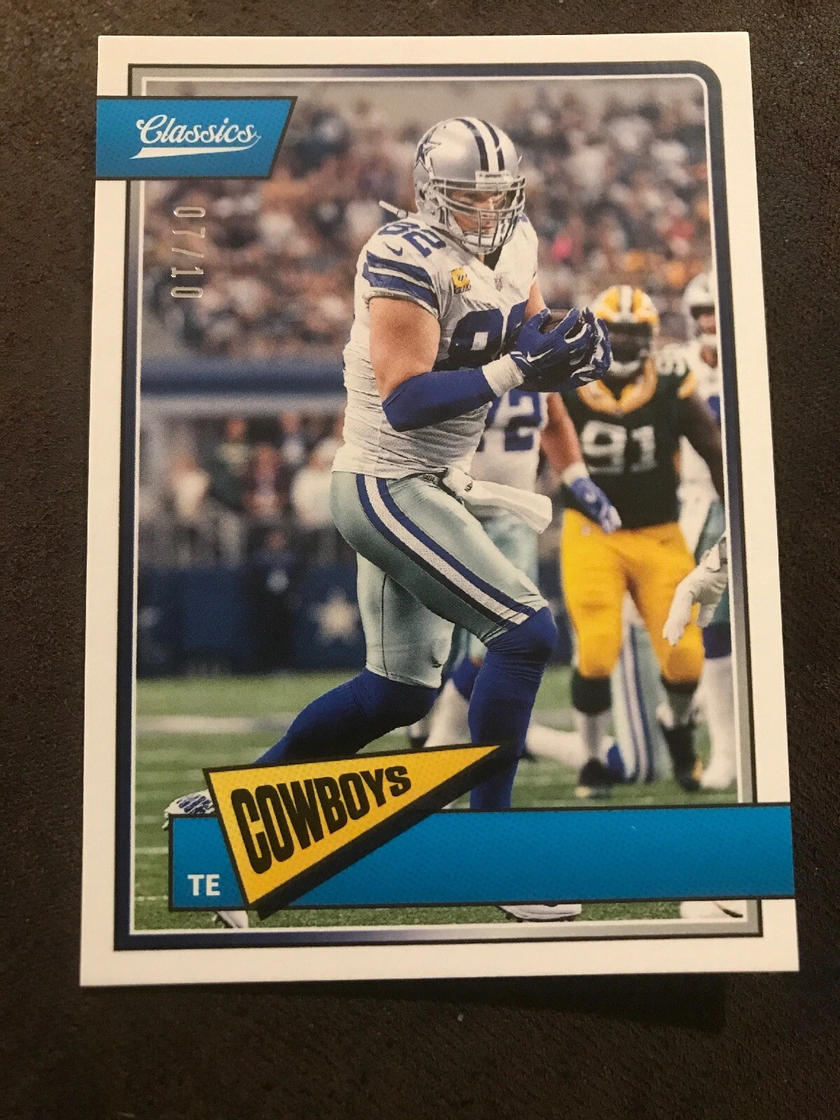 2018 CLASSICS JASON WITTEN NO NAME # D 7/10 SSP!

