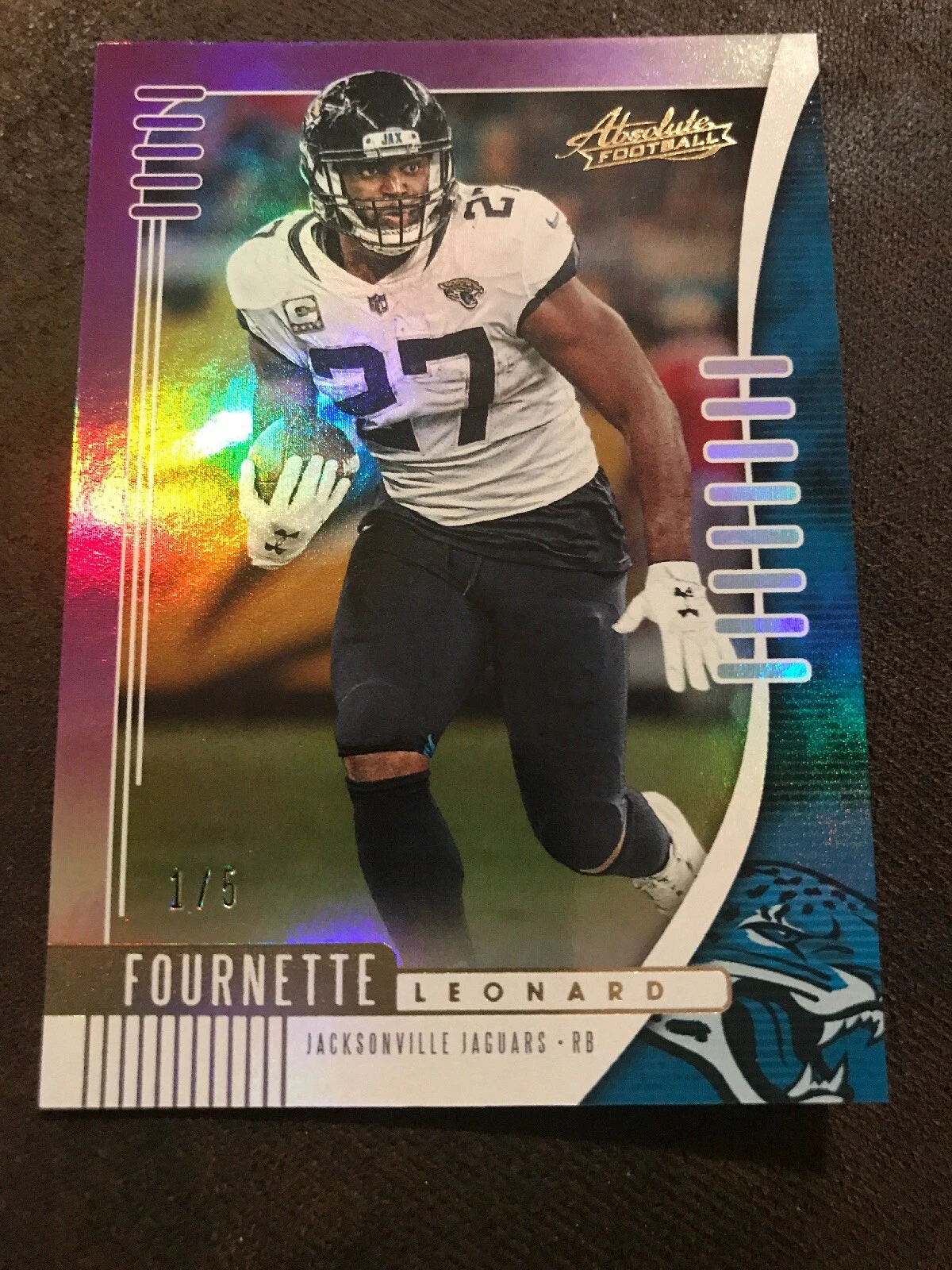 2019 ABSOLUTE LEONARD FOURNETTE JAGUARS ED # 1/5 EBAY 1/1
