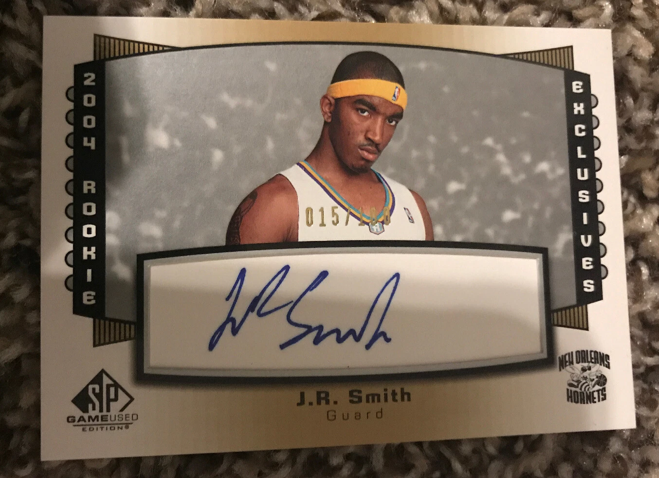 2004-05 SP Game Used Ed. RC EXCLUSIVES AUTO SP #15/100 J.R. SMITH
