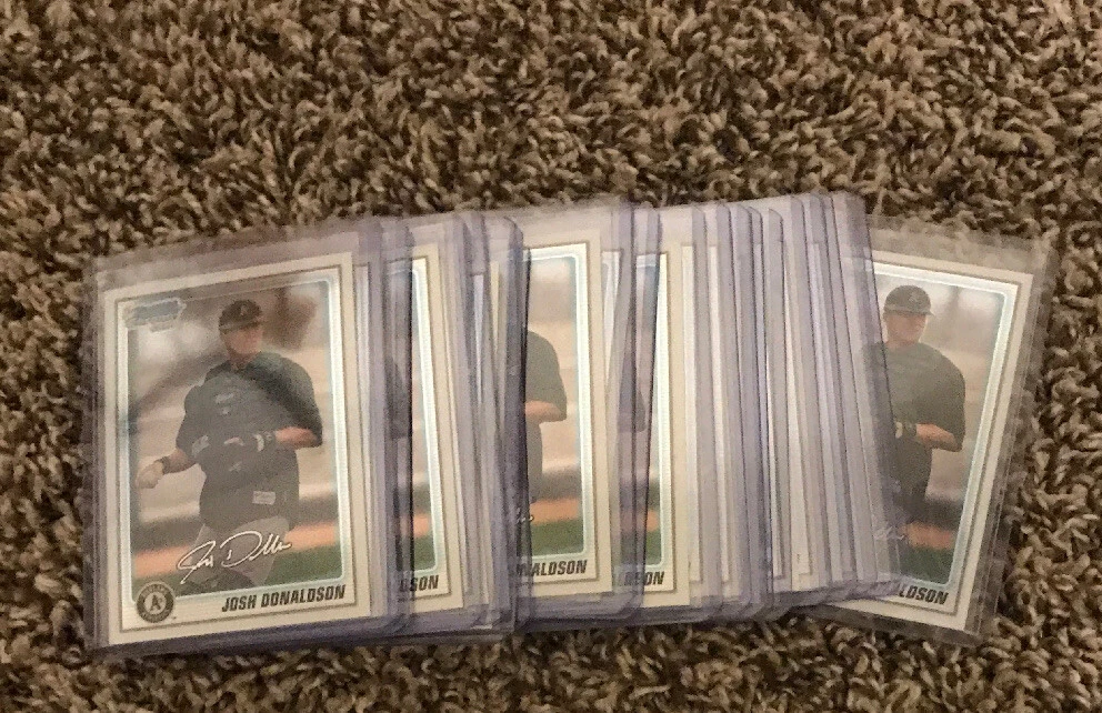 LOT OF (19) Josh Donaldson 2010 1st Bowman Chrome Prospect RC #BCP113 Rookie
