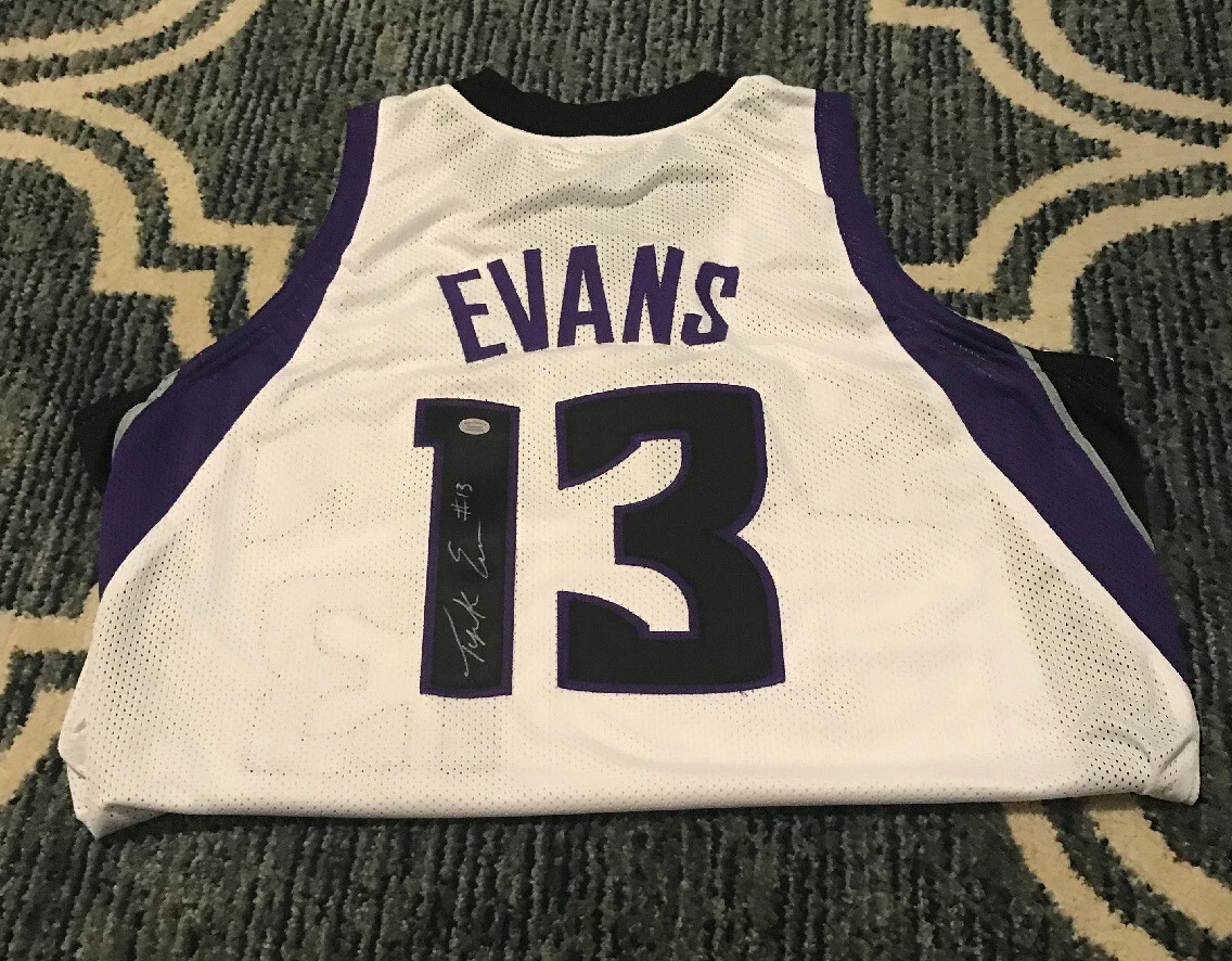 TYREKE EVANS SIGNED AUTOGRAPHED AUTHENTIC JERSEY KINGS RICH ALTMAN’S COA
