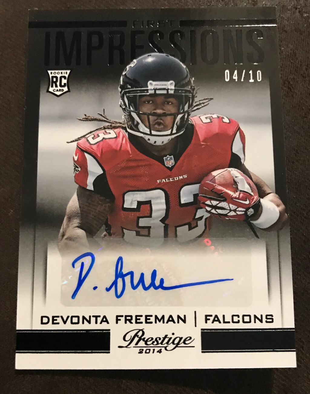 2014 Prestige Devonta Freeman Rookie First Impressions Auto #4/10!!!
