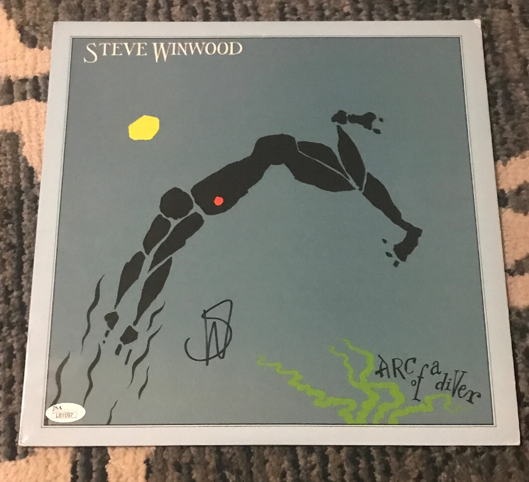 STEVE WINWOOD SIGNED ARC OF A DIVER RECORD ALBUM JSA COA
