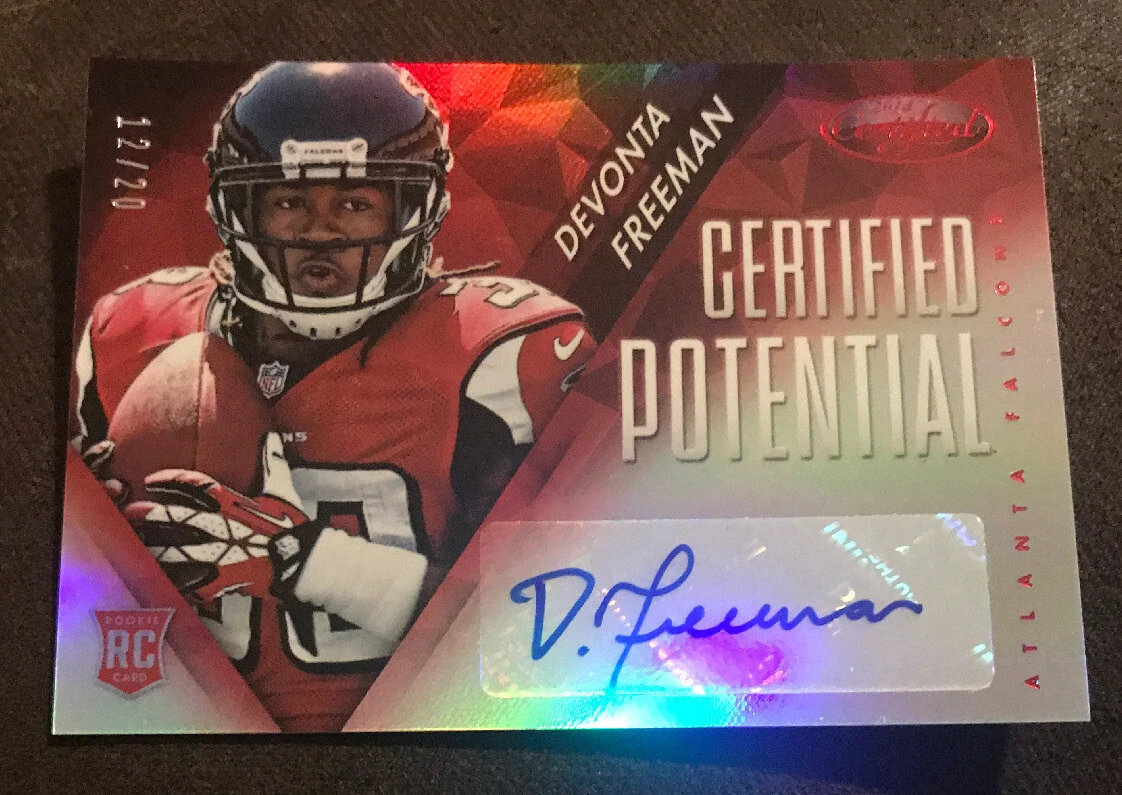 2014 Certified Devonta Freeman Rookie Mirror Red Auto #12/20!!!

