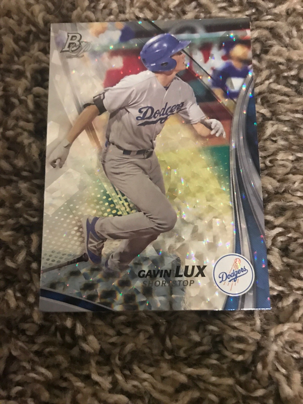 GAVIN LUX 2017 BOWMAN PLATINUM WHITE ICE SP PARALLEL PROSPECT #TP-GL
