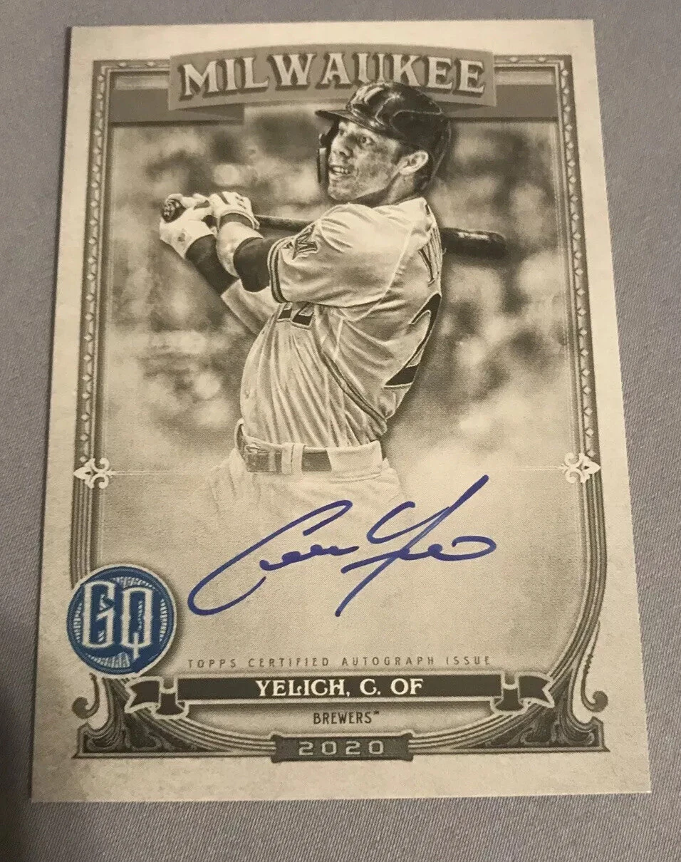 2020 Gypsy Queen Auto Black & White #GQA-CY Christian Yelich 28/50
