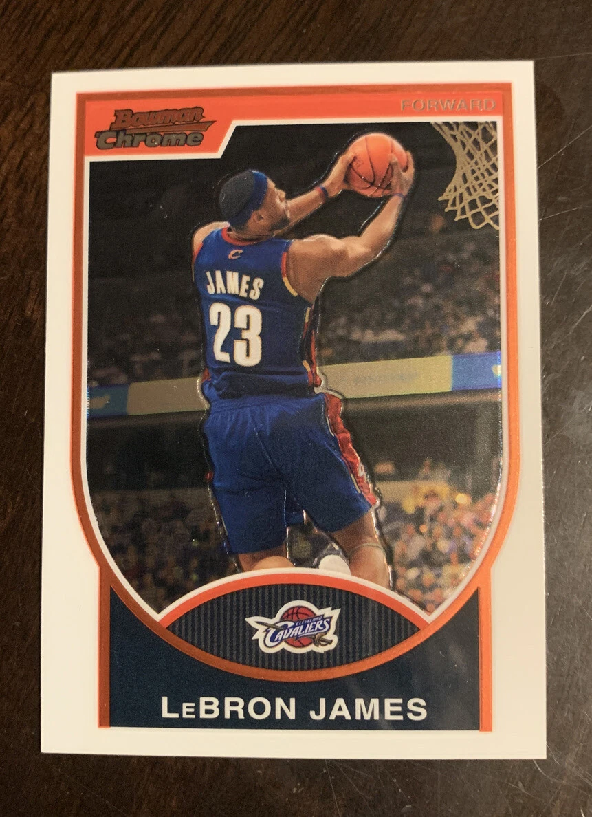 LEBRON JAMES 2007-08 BOWMAN CHROME CARD #23 LAKERS HEAT CAVS SEE PICS
