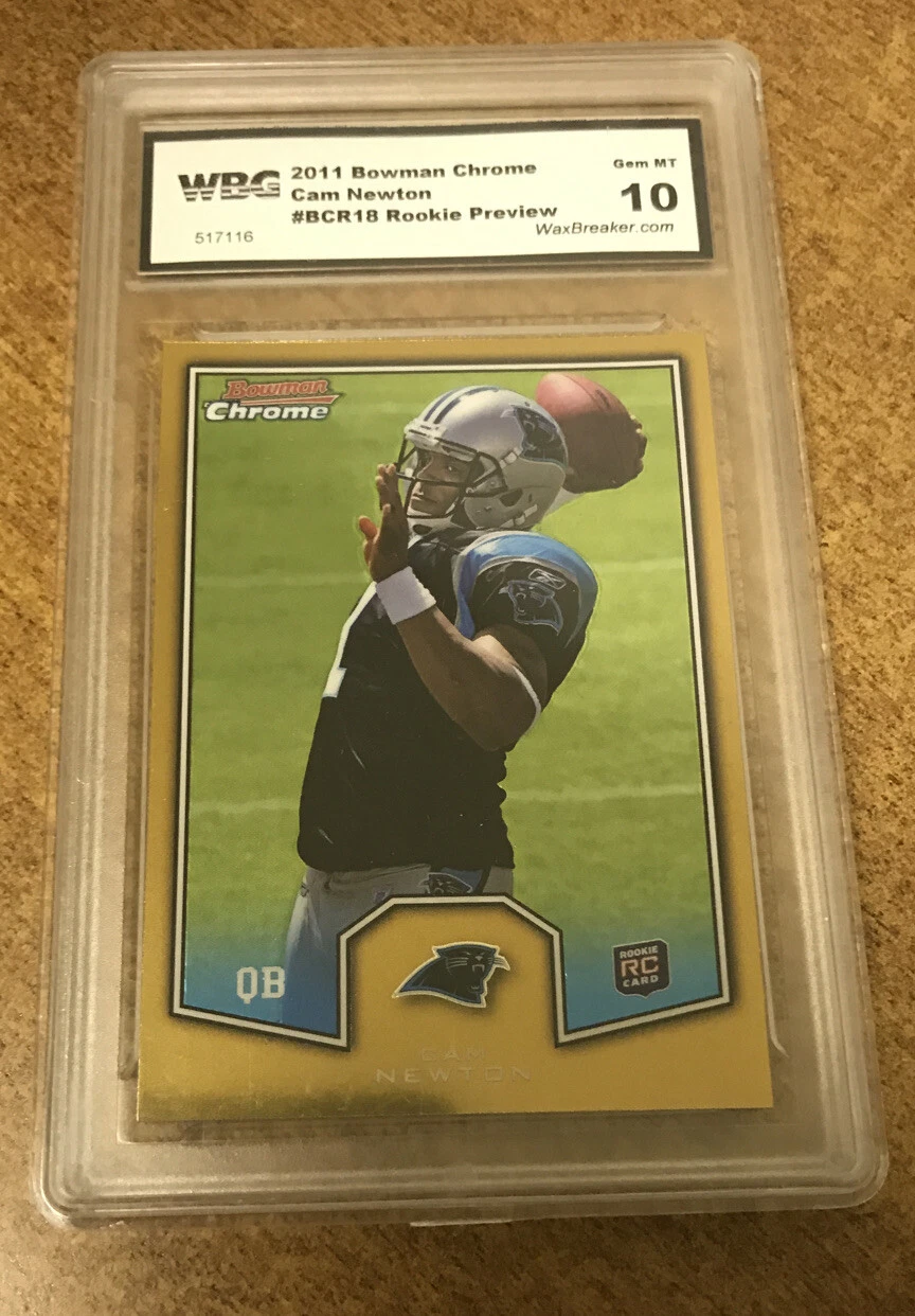 2011 Cam Newton Bowman Chrome Preview rookie gem mint 10 #BCR18 READ
