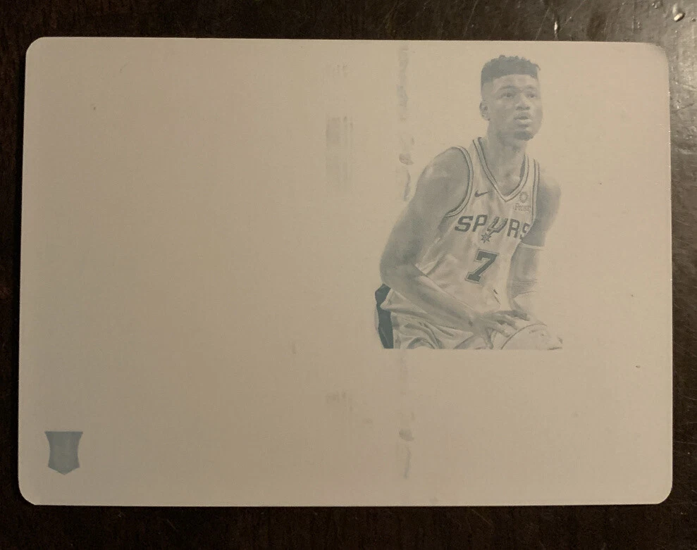 2018-19 National Treasures CHIMEZIE METU Horizontal RPA Cyan Printing Plate 1/1
