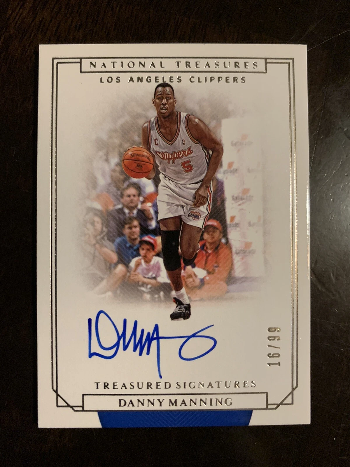 2019-20 Panini National Treasures Treasured Signatures Auto Danny Manning /99

