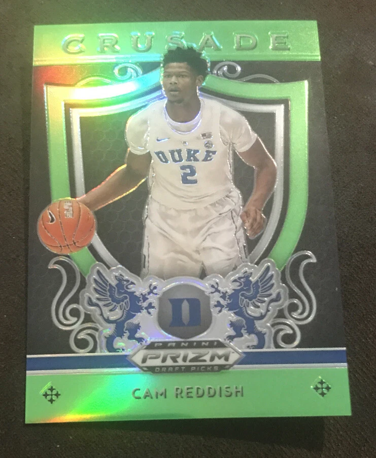 Cam Reddish 2019-20 Panini Prizm Draft #43 Crusade Neon Green Rookie #/125 RC
