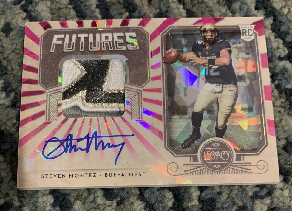 2020 Legacy Steven Montez Pink Diamond Rookie Auto Futures Logo Patch RC #4/5
