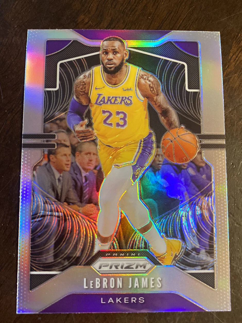 2019-20 PANINI PRIZM LEBRON JAMES SILVER PRIZM LAKERS PLAYOFFS
