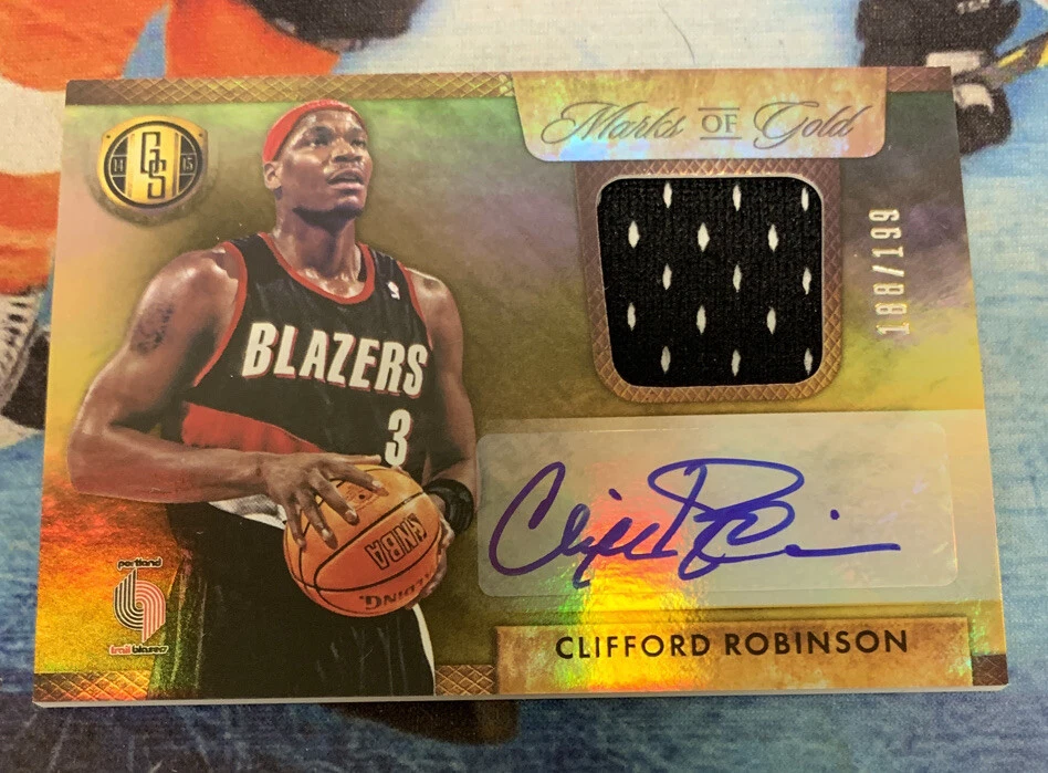 CLIFFORD ROBINSON AUTO 2014-15 PANINI GOLD STANDARD MARKS OF GOLD AUTOGRAPH /199
