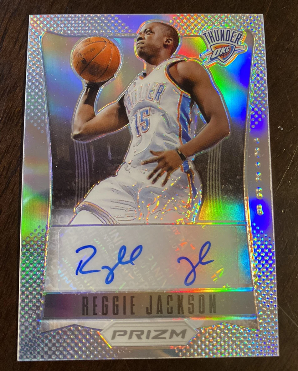 2012-13 Panini Prizm Reggie Jackson Silver RC Auto #ED /25 SSP PRIZM 1st YEAR

