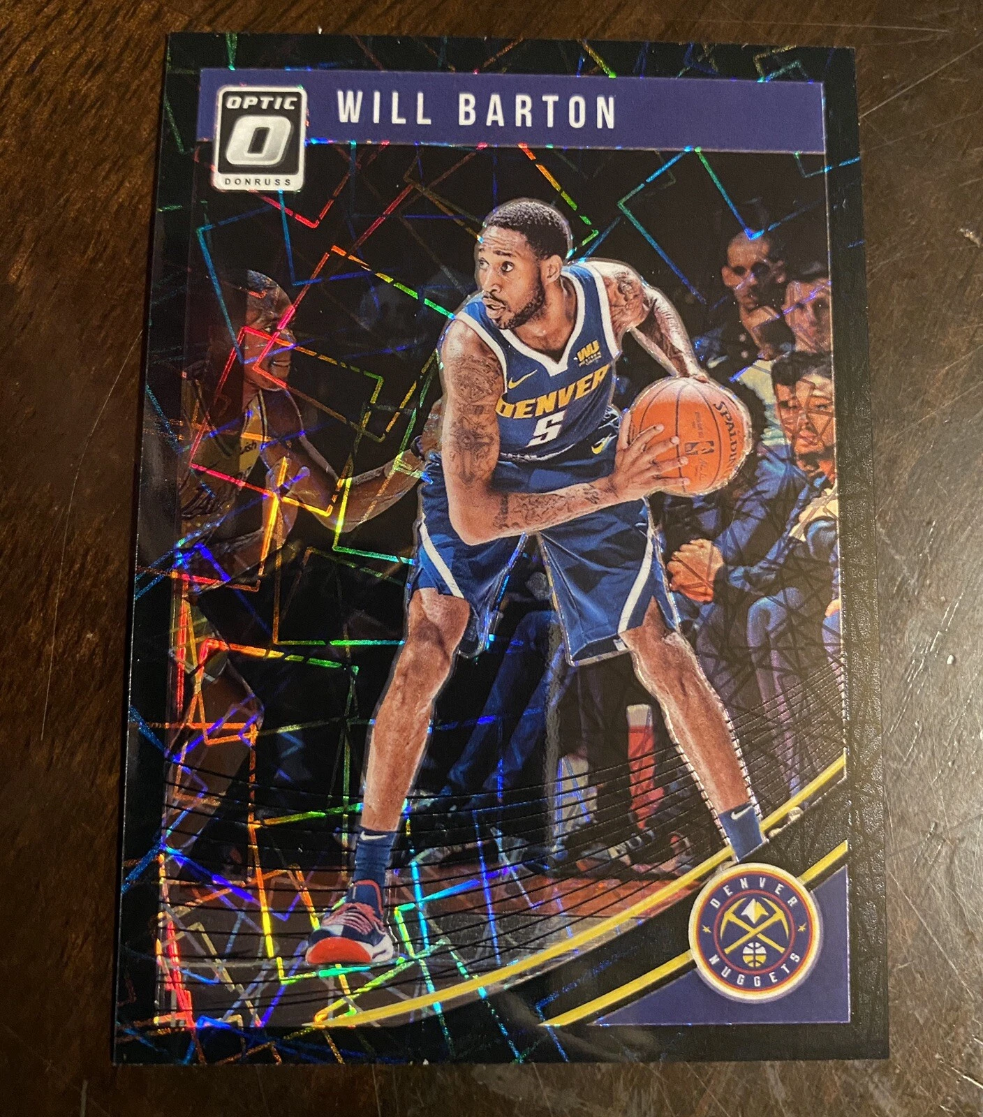 2018-19 DONRUSS OPTIC WILL BARTON BLACK VELOCITY #ED /39 SP NUGGETS

