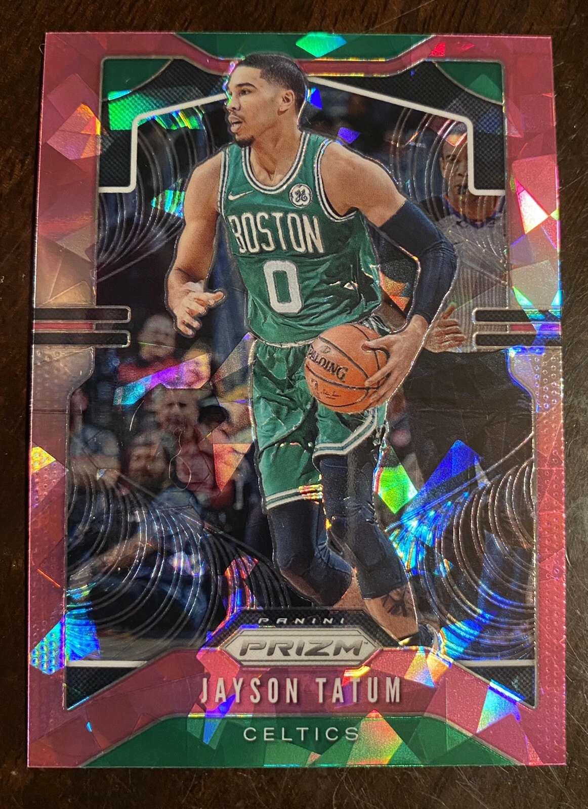 2019-20 Panini Prizm PINK CRACKED ICE PRIZMS Parallel JAYSON TATUM Celtics
