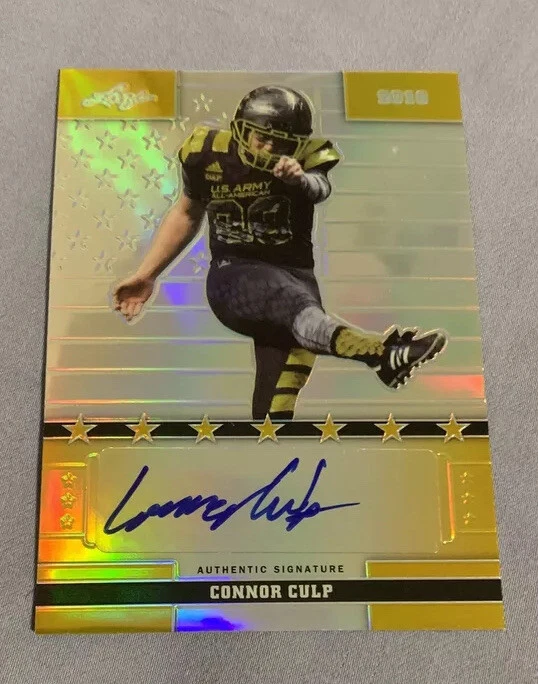 2016 Leaf All-American Auto GOLD Connor Culp 1/1 LSU Champs

