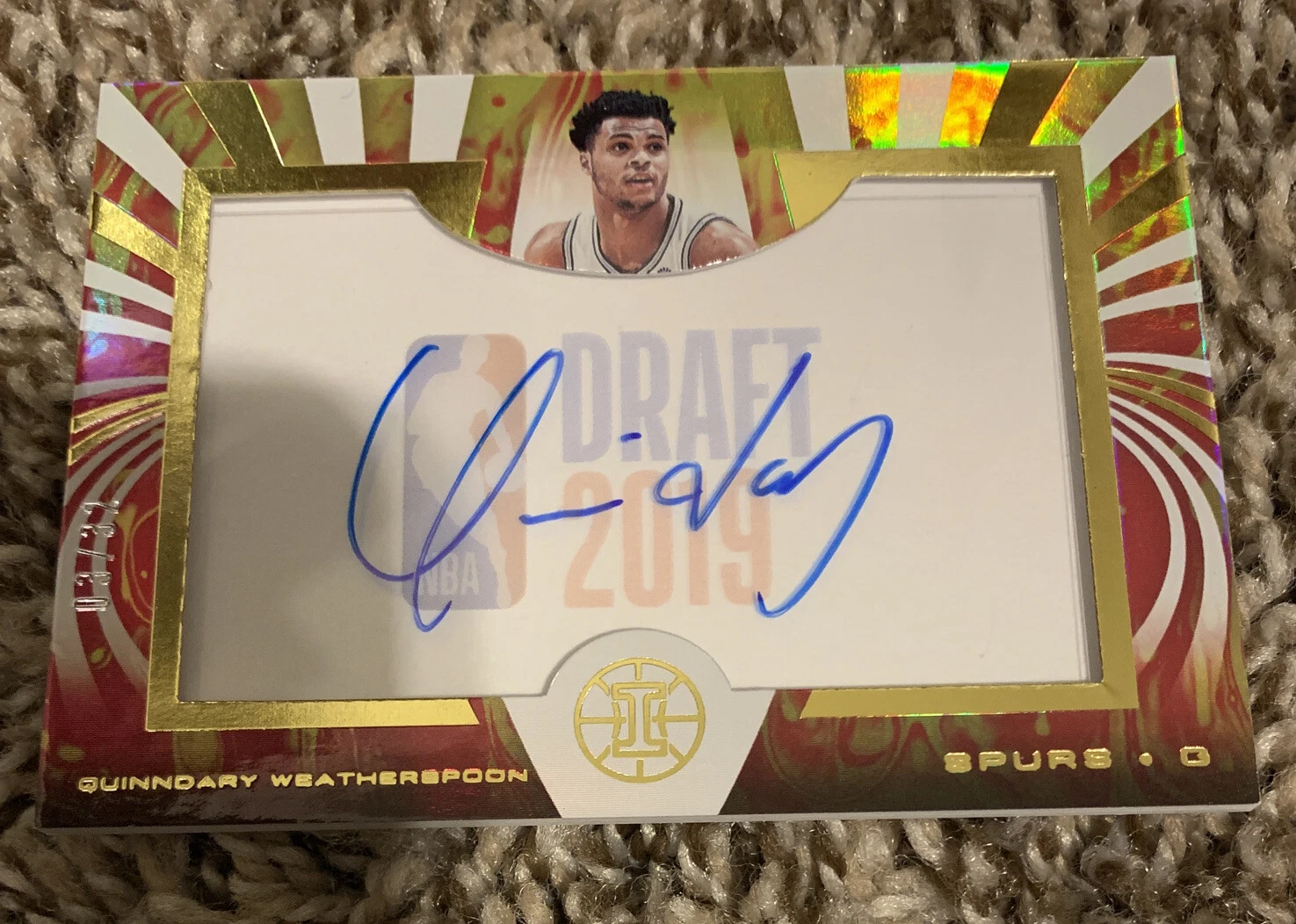 2019-20 Illusions Quinndary Weatherspoon NBA Draft RC Auto Autograph #3/32 SSP
