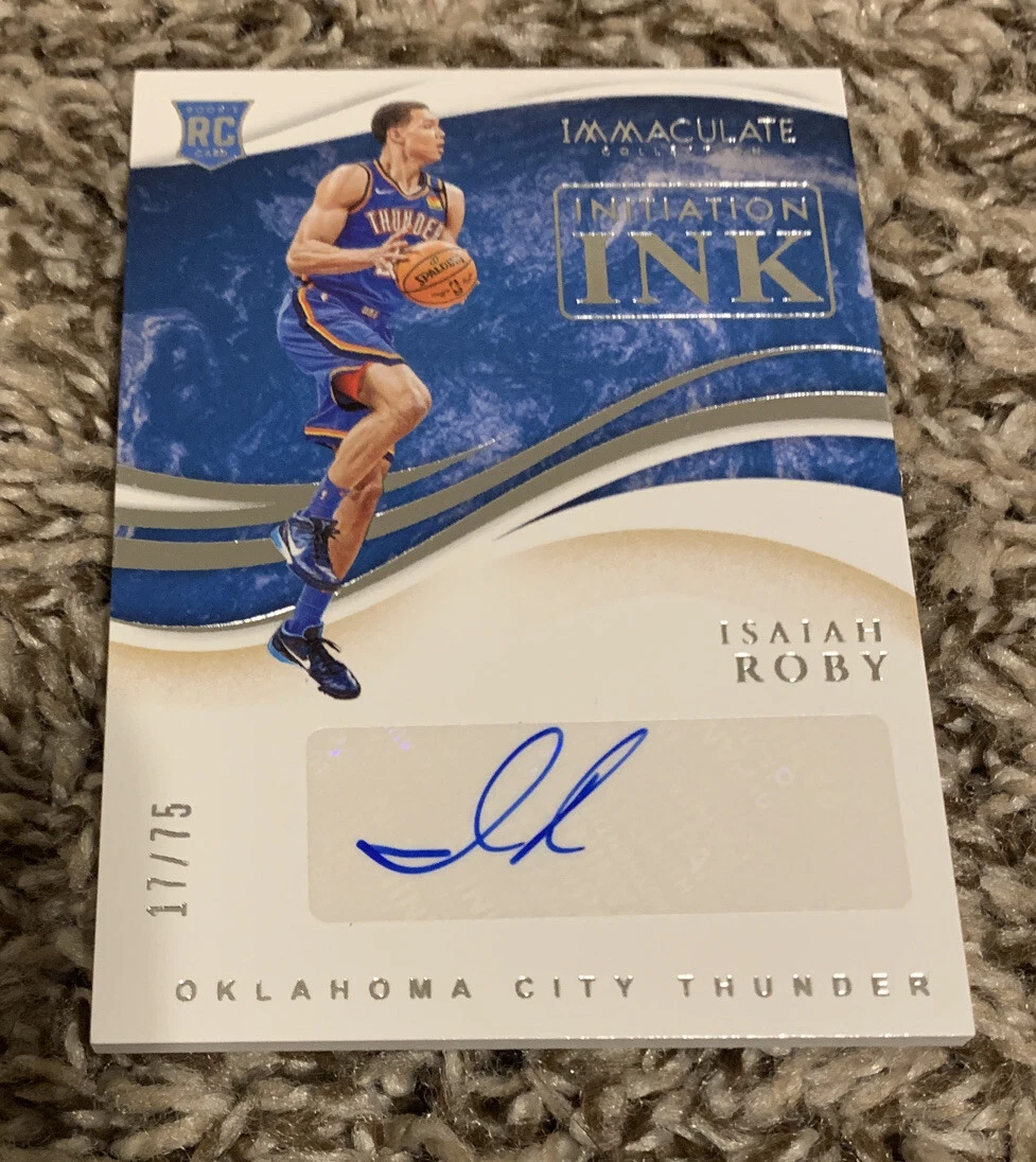 2019-20 Immaculate Collection Rookie Introduction AUTO #IRIIRB Isaiah Roby 17/75
