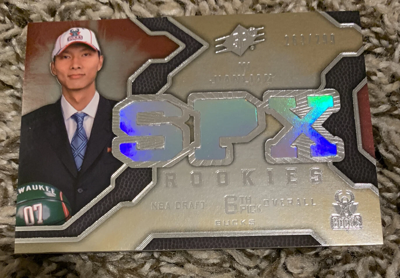 2007-08 SPx #94 Yi Jianlian /299 Rookie Card RC RARE
