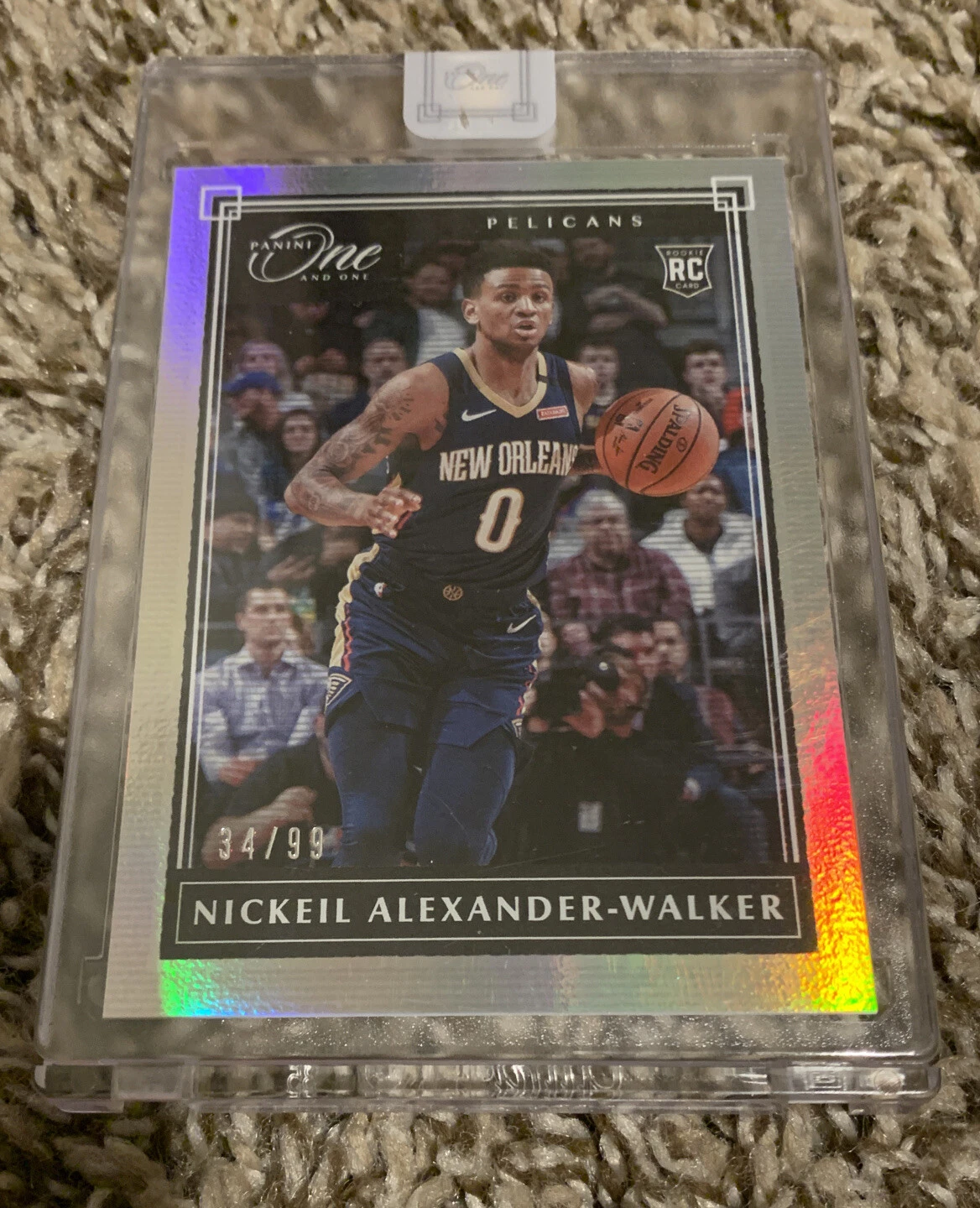 2019-20 Panini One and One Base Rookies Nickeil Alexander-Walker 34/99
