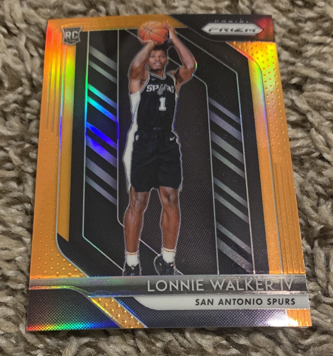 2018-19 Panini Prizm Orange Lonnie Walker IV #/49 RC Rookie WOW
