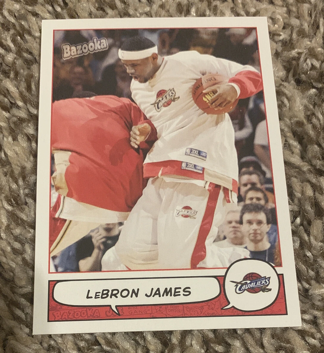 2004-2005 Topps Lebron James Bazooka #100 2nd year Card, Cavaliers, Lakers
