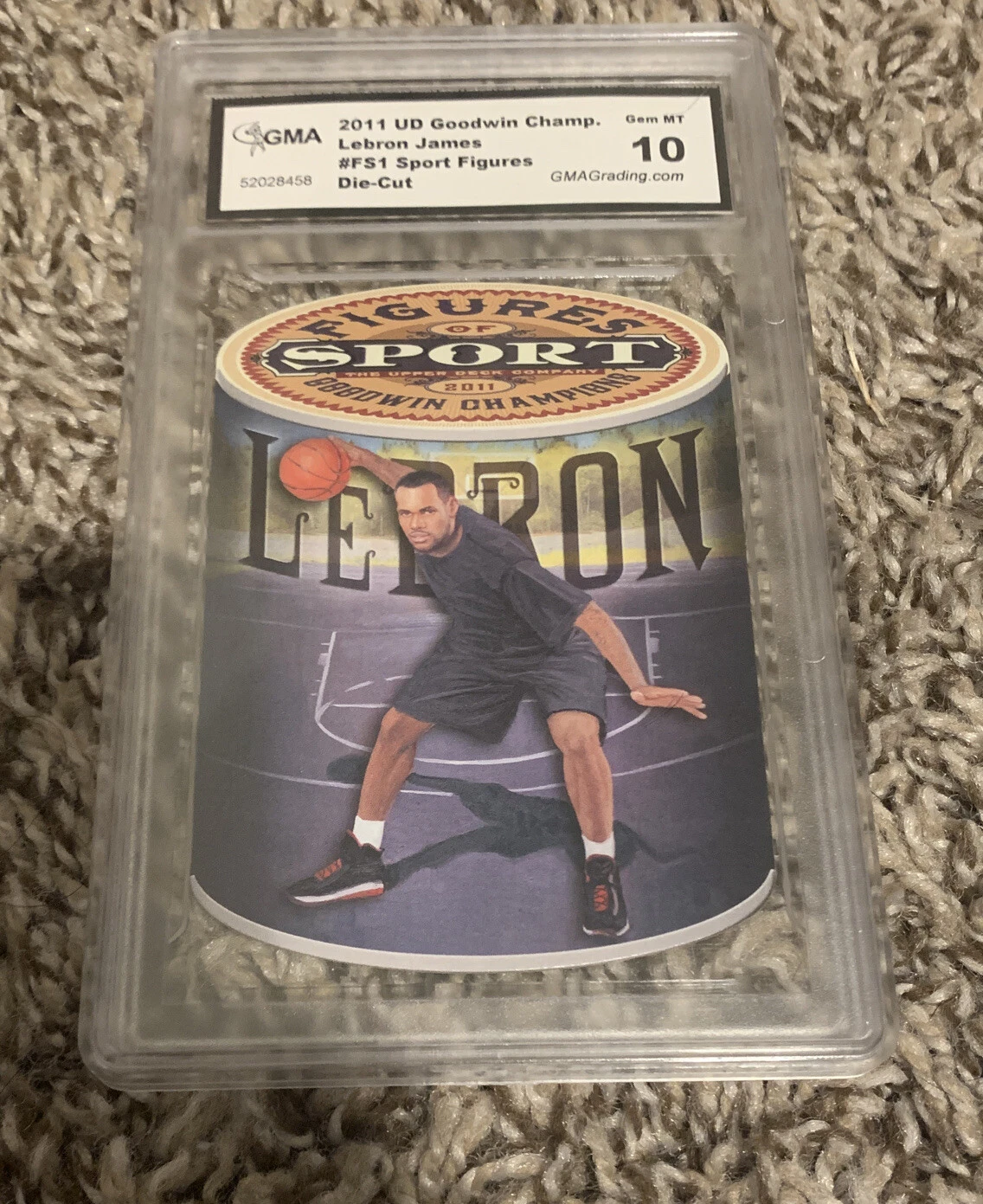 2011 Goodwin Champions Lebron James Figures Of Sport GMA 10, Rare ?
