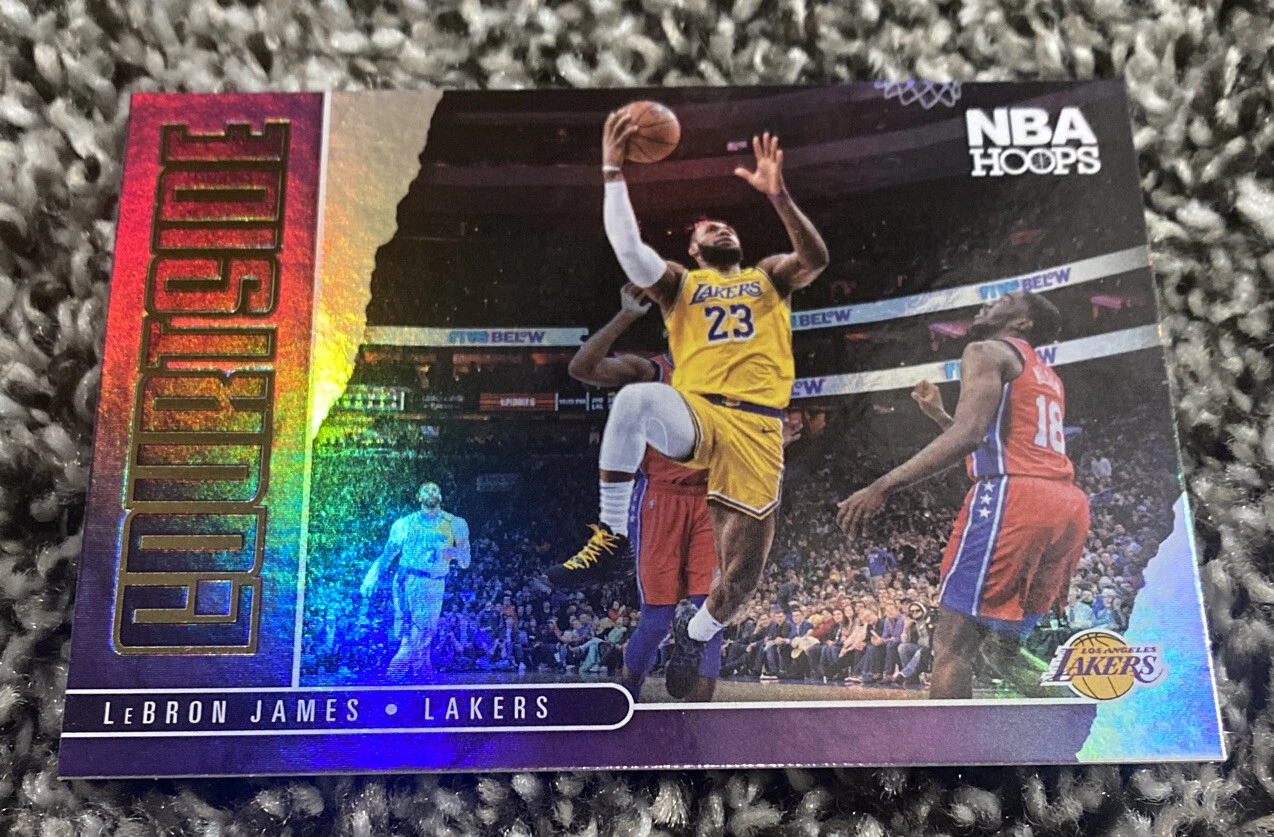 2020-21 Nba Hoops Basketball #7 LEBRON JAMES Courtside Holo Foil SSP??

