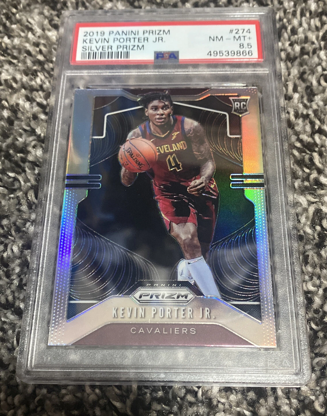 2019 Panini Prizm PSA 8.5 Kevin Porter Jr Silver Prizm RC #274 Rockets
