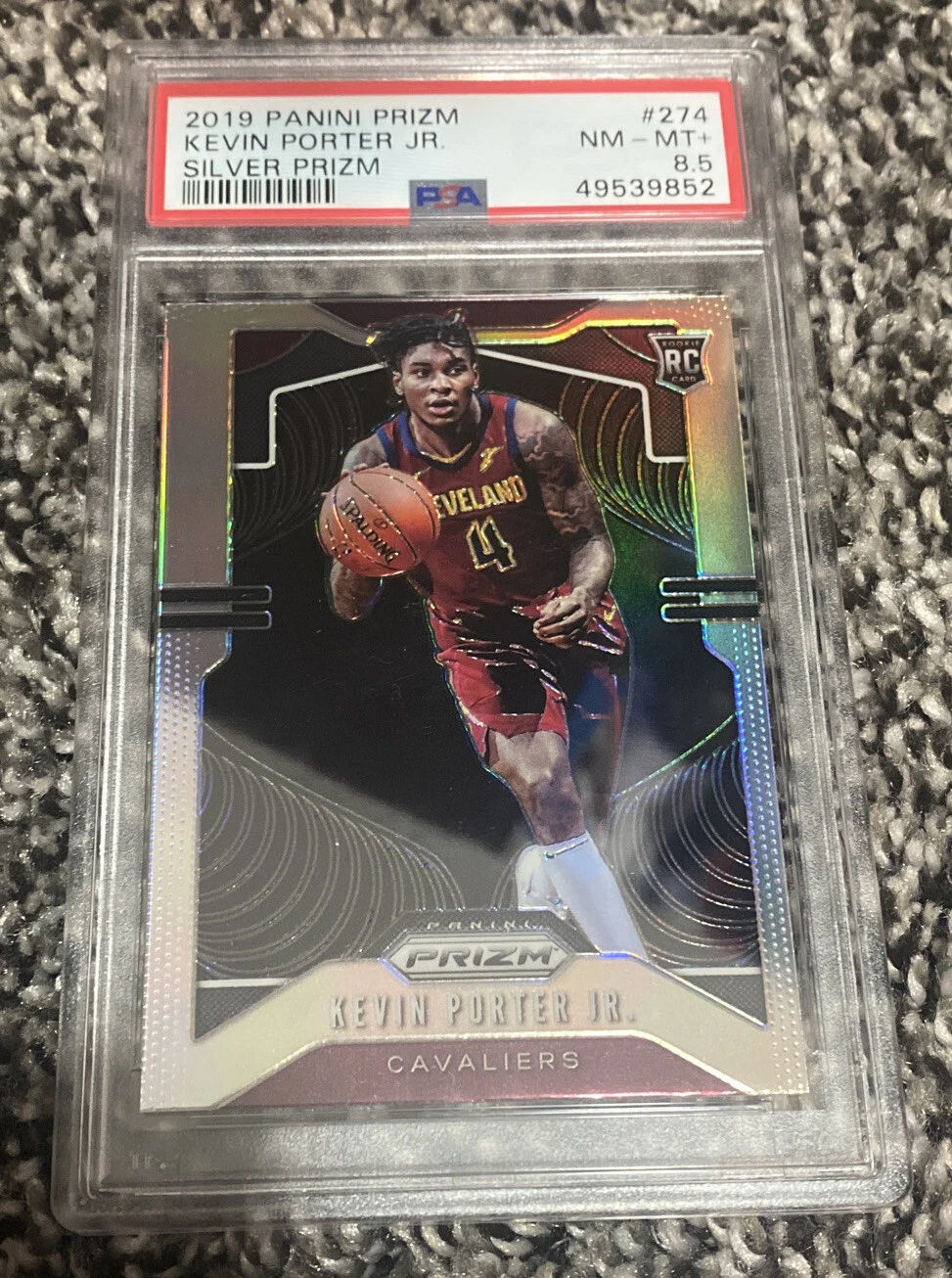 2019 Panini Prizm PSA 8.5 Kevin Porter Jr Silver Prizm RC #274 Rockets
