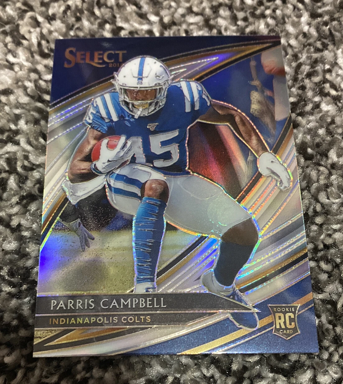 2019 Panini Select #258 Parris Campbell RC Field Level Silver Prizm SP
