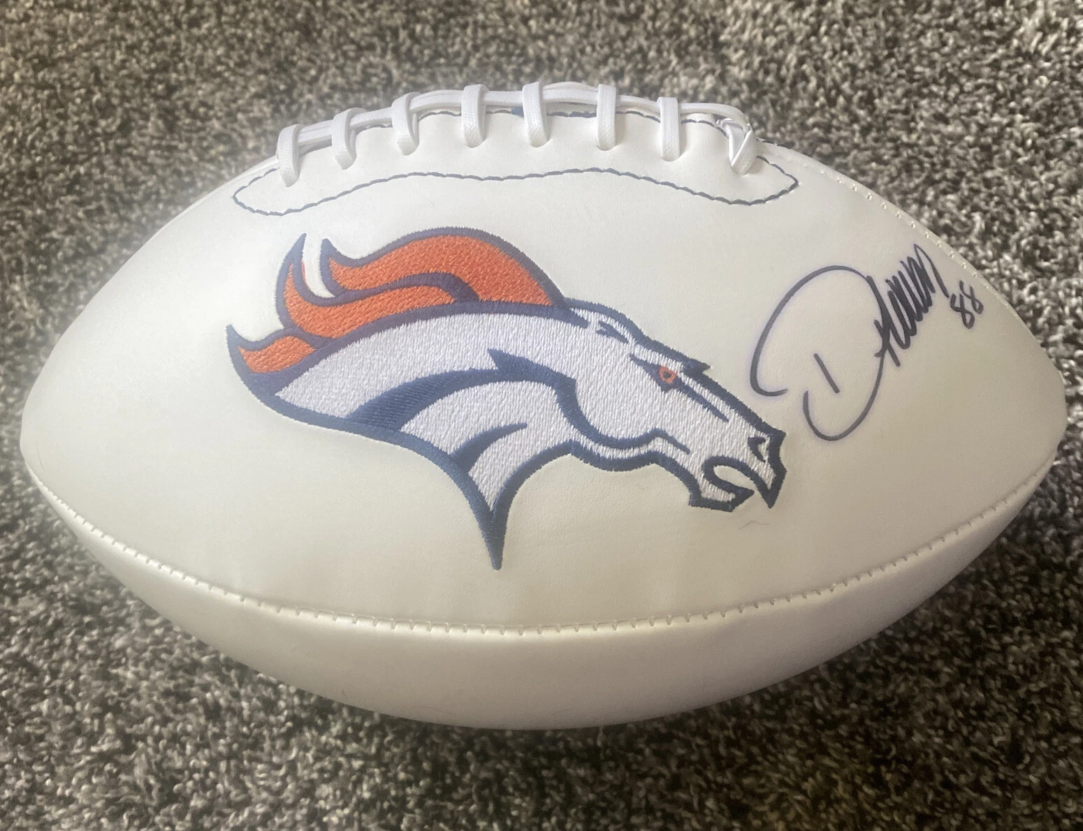 Demaryius Thomas Autographed Full Size Denver Broncos Football JSA COA SIGNED
