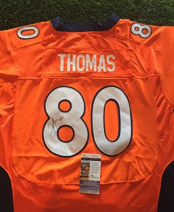 JULIUS THOMAS AUTOGRAPHED DENVER BRONCOS JERSEY JSA/COA J19292

