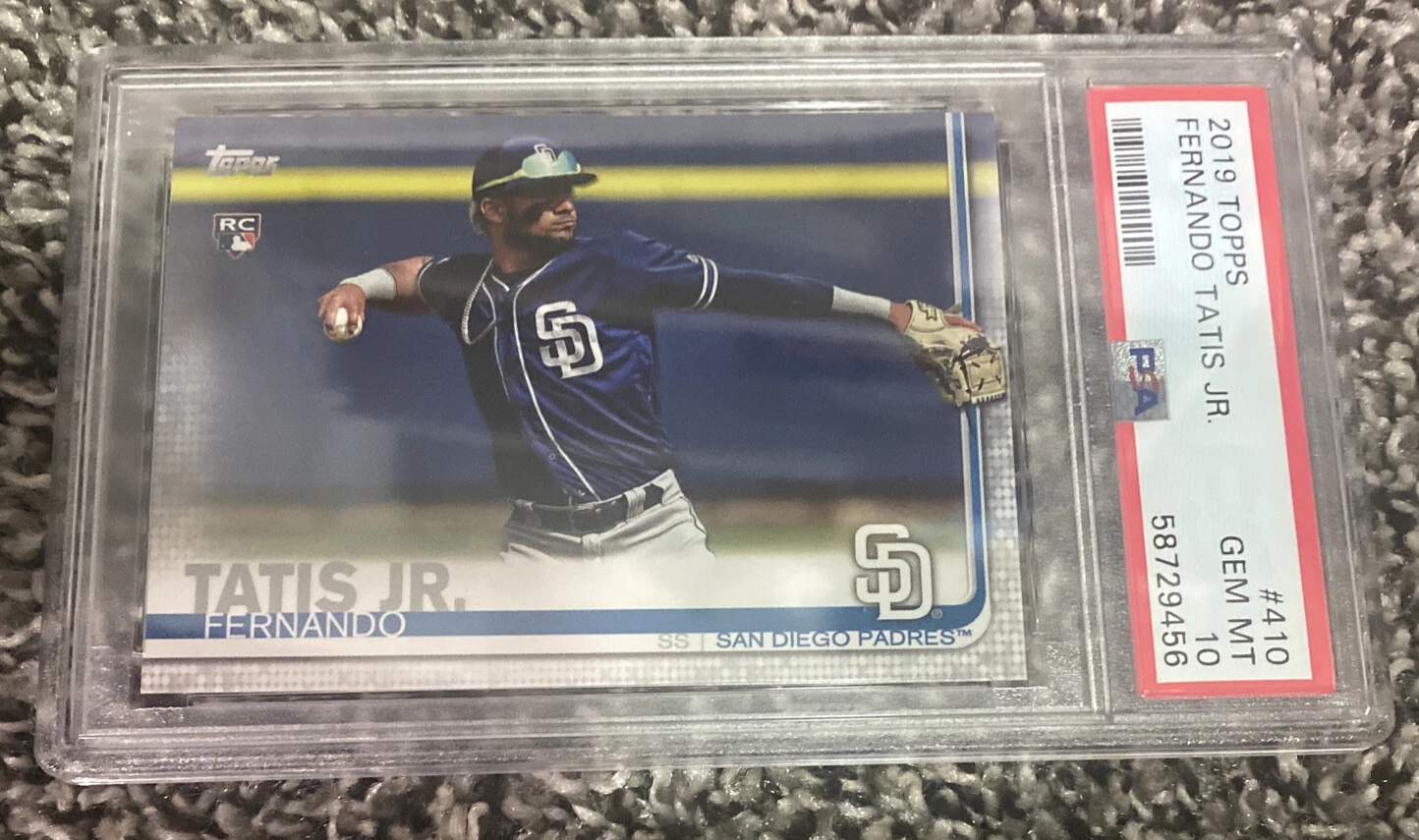 FERNANDO TATIS JR. 2019 Topps Series 2 RC #410 PSA 10 San Diego Padres ROOKIE
