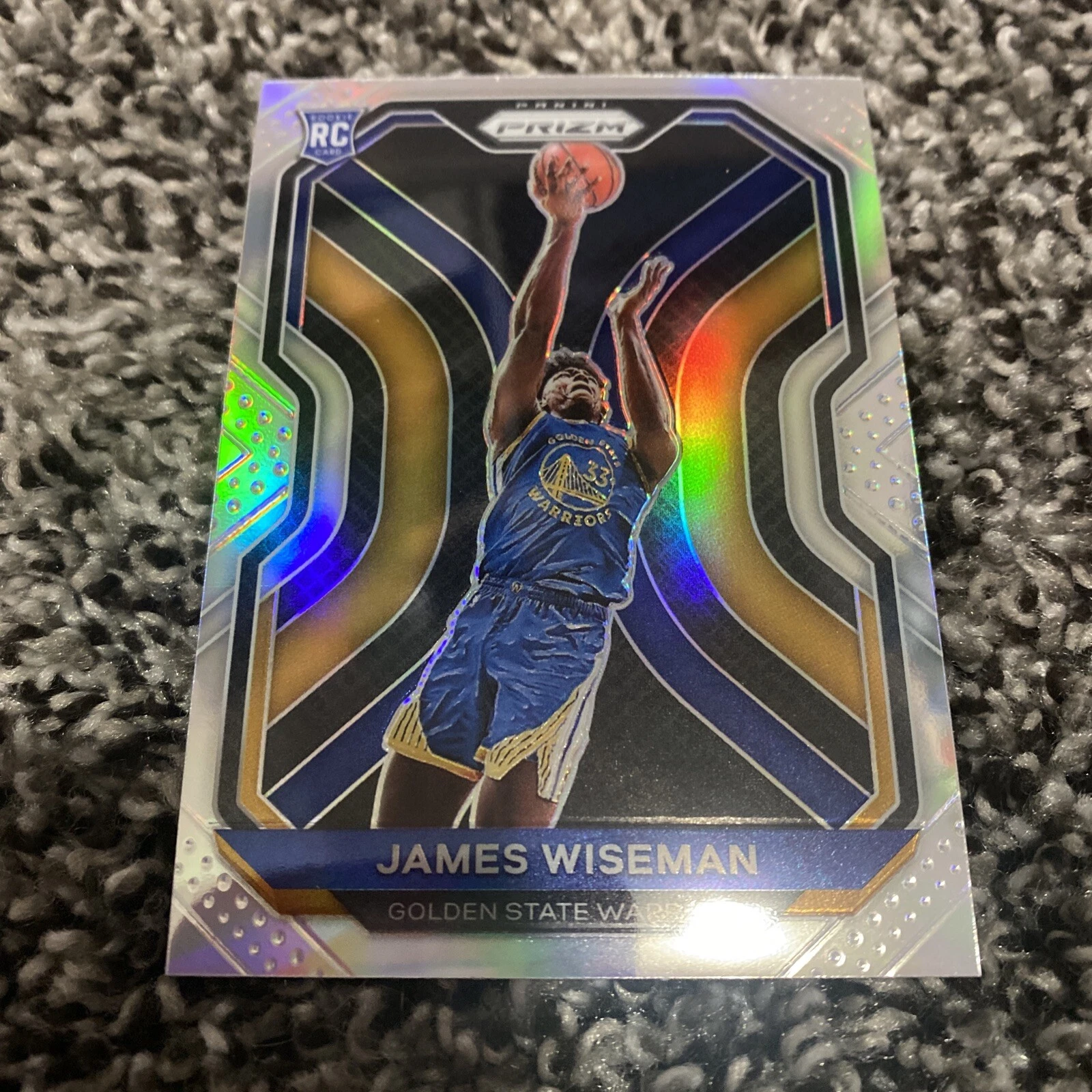 2020-21 Prizm James Wiseman Silver Prizm Rookie RC #268 Warriors D897
