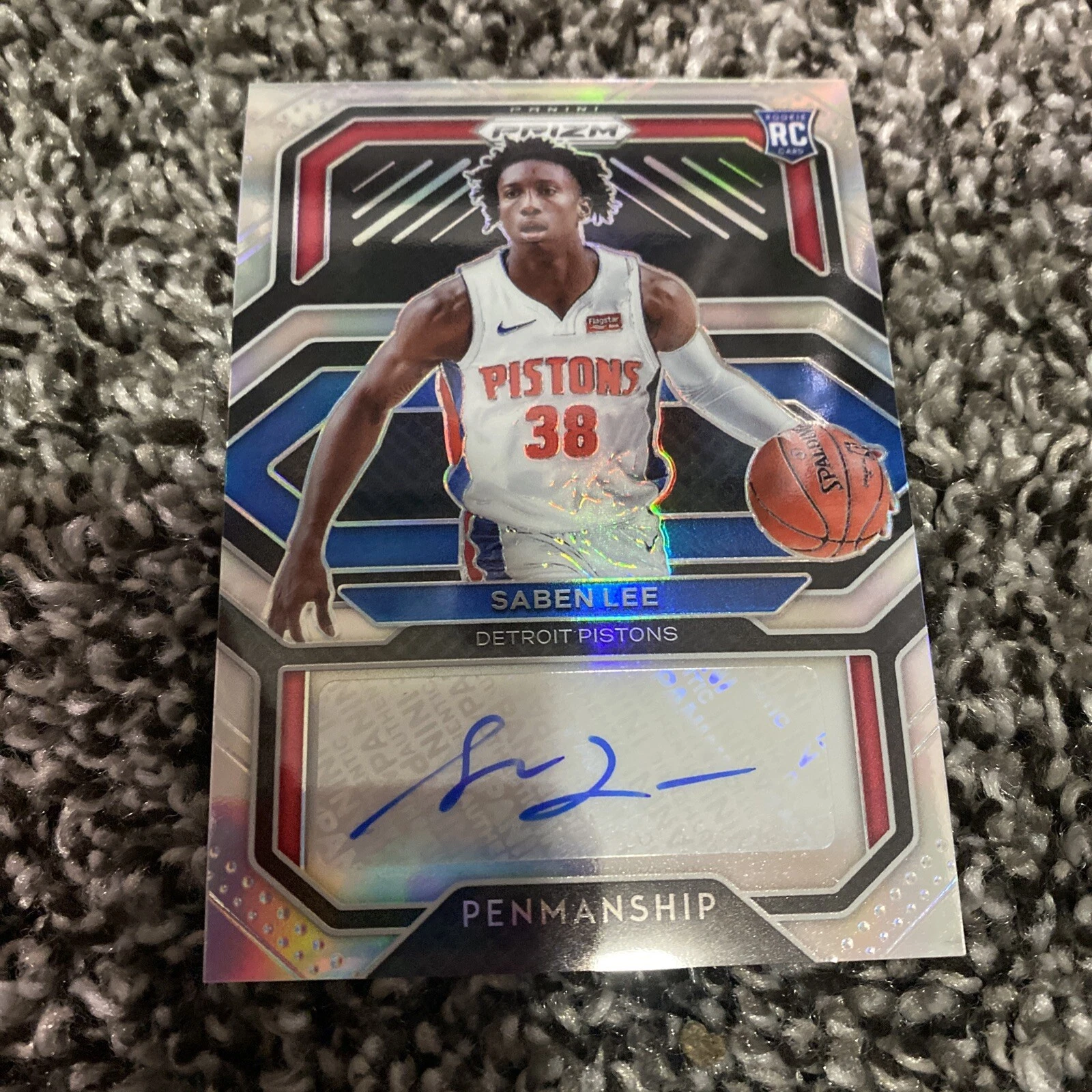 2020-2021 Panini Prizm Rookie Signatures Silver Saben Lee AUTO RC #RS-SLE
